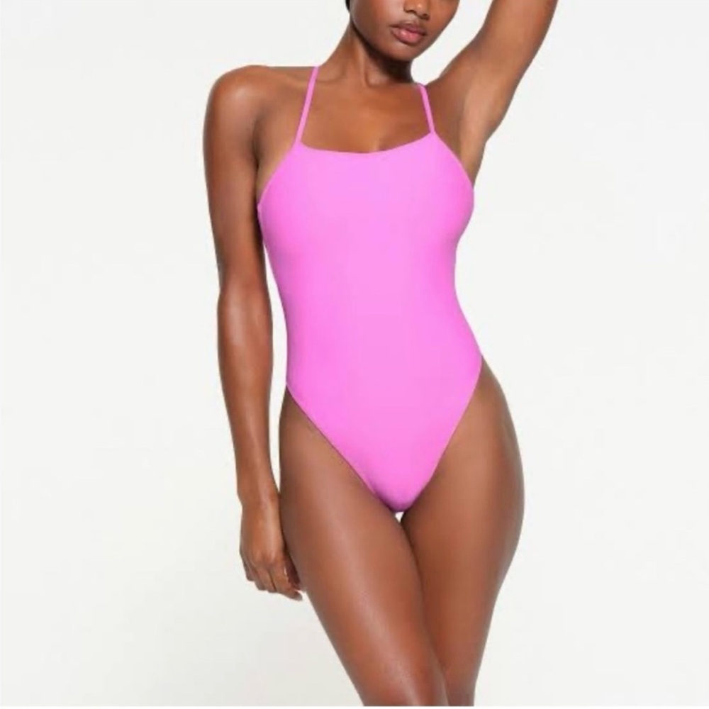NWT SKIMS Pink Women's One Piece Swimsuit